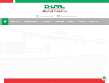 Tablet Screenshot of dhumal.com